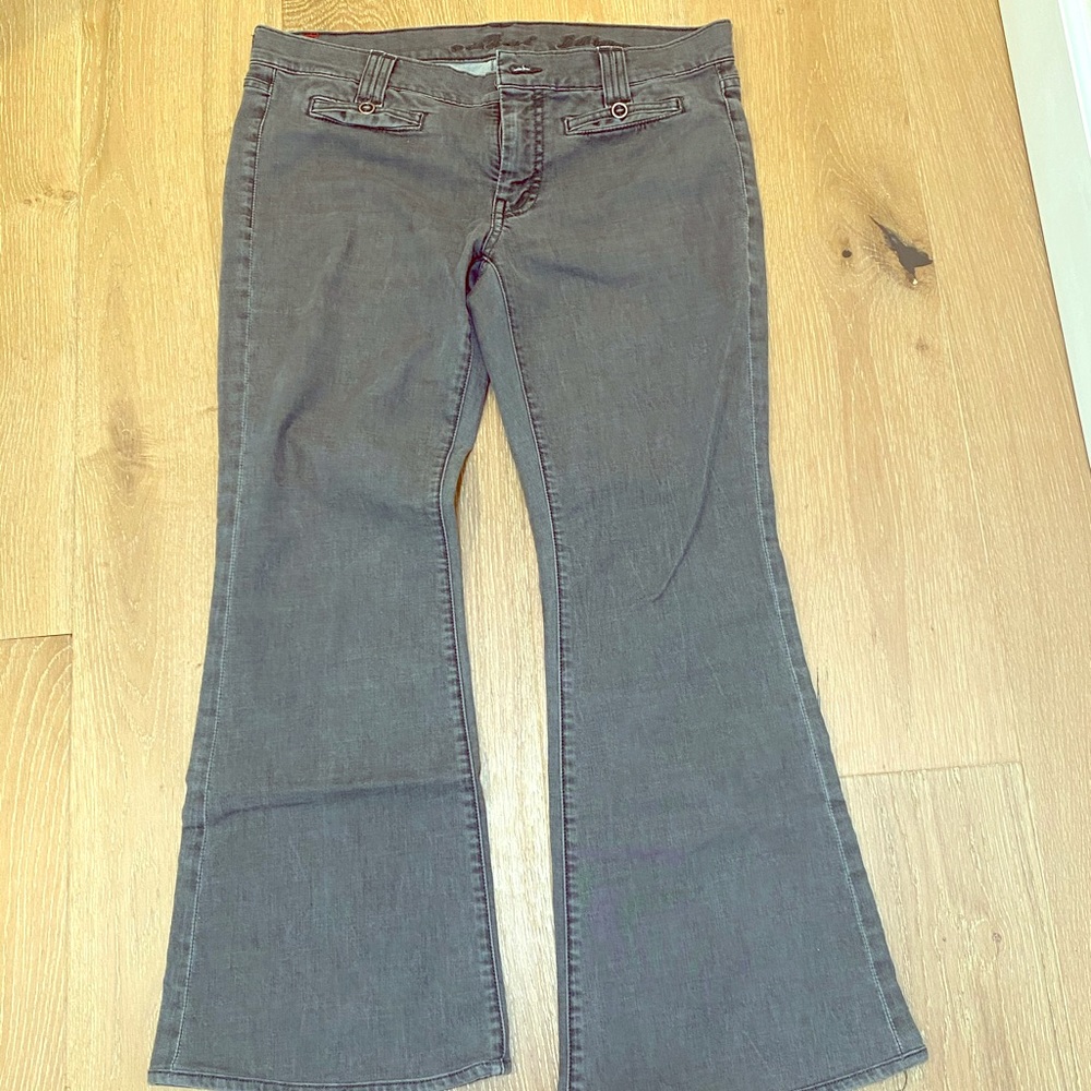 7 for All Man Kind Grey Jeans